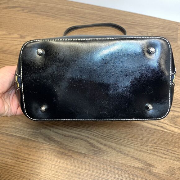 Kate Spade VTG Bag Multi Rainbow Y2k 90s Striped Shoulder Purse Footed Bottom - Picture 2 of 10